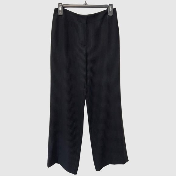 Armani Colezzione Pinestripe Wide Leg Trousers IT40/US4 - Picture 1 of 6